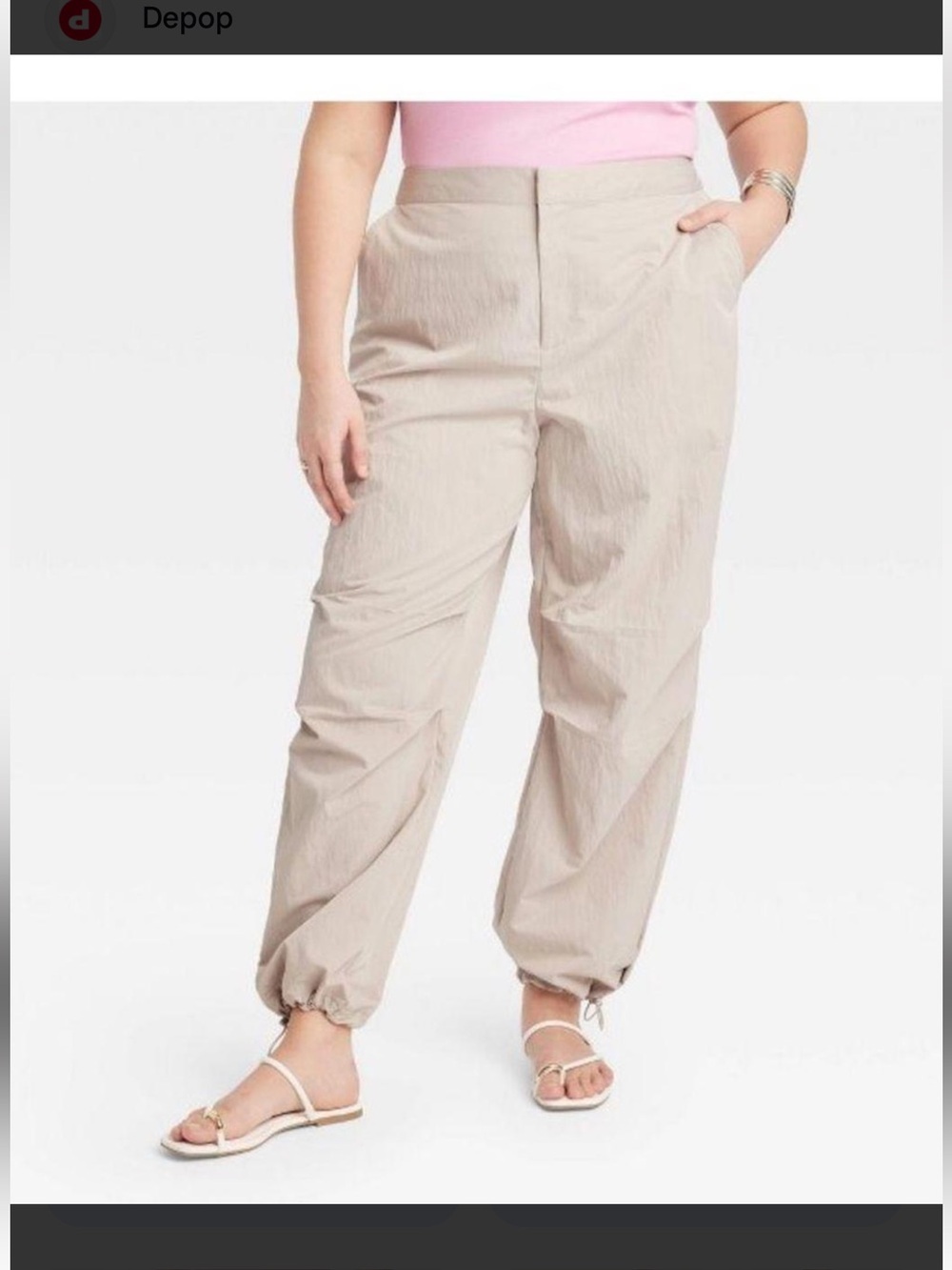 A new day parachute pants size 8 NWT